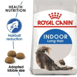 ROYAL CANIN INDOOR Longhair Trockenfutter Für Wohnungskatzen Mit Langem Fell