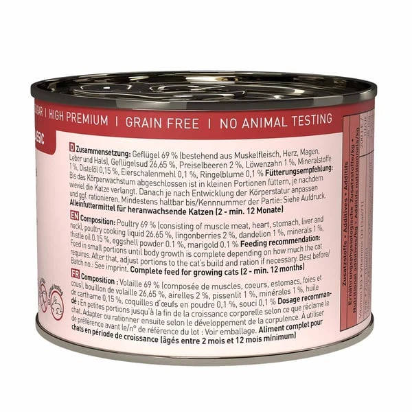 Catz Finefood Kitten No. 3 Geflügel 2 Catz Finefood Kitten No. 3 Geflügel – Bild 2