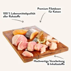 Dogs'n Tiger Glück Nassfutter Hühner- & Lachsfilet -Trixie Verkäufe dogs n tiger gluck nassfutter huhner und lachsfilet 12x70g 3