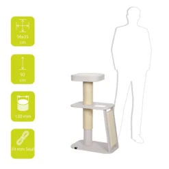 Ebi Kratzbaum Miyato Weiß -Trixie Verkäufe ebi kratzbaum miyato weiss 3