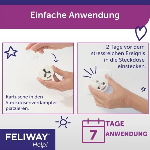 FELIWAY Help! Nachfüllset, Mit 3 Pheromonkartuschen 5 FELIWAY Help! Nachfüllset, Mit 3 Pheromonkartuschen – Bild 5