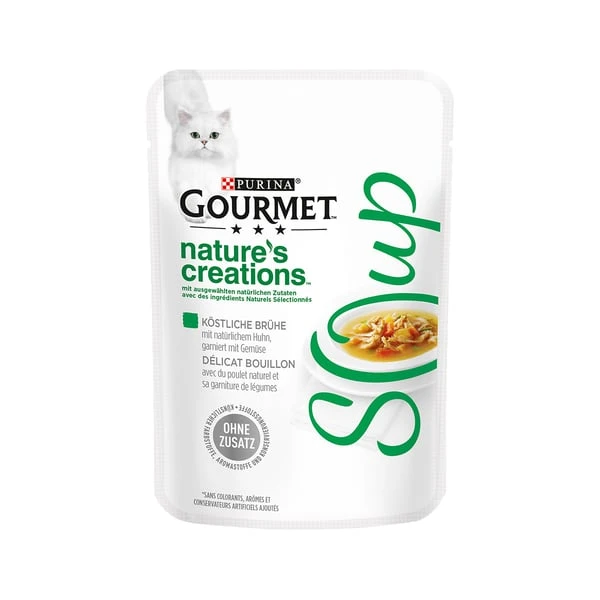 GOURMET Crystal Soup Köstliche Brühe Mit Huhn Und Gemüse 1 GOURMET Crystal Soup Köstliche Brühe Mit Huhn Und Gemüse