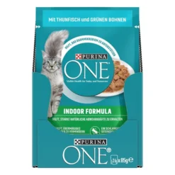 PURINA ONE INDOOR FORMULA In Sauce Thunfisch 26x85g -Trixie Verkäufe purina one indoor formula in sauce thunfisch 26x85g 10
