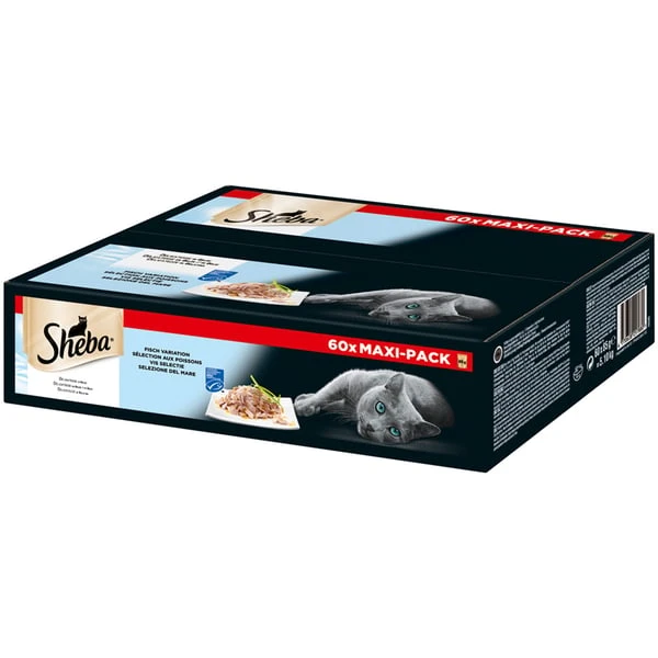 Sheba Nassfutter Multipack Delikatesse In Gelee Fisch Variation 1 Sheba Nassfutter Multipack Delikatesse In Gelee Fisch Variation