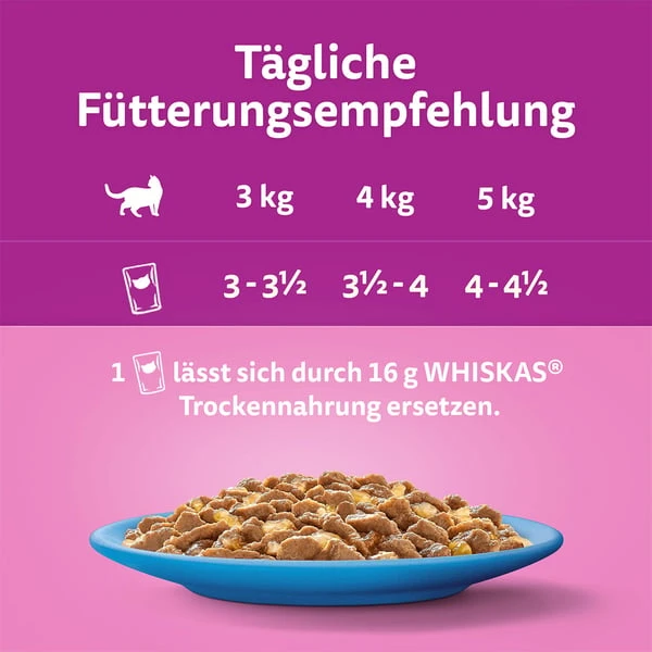 Whiskas Multipack 1+ Fisch Auswahl Gelee 80x85g 3 Whiskas Multipack 1+ Fisch Auswahl Gelee 80x85g – Bild 3