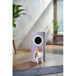 ZooRoyal Kratztonne Ella Grau 70cm -Trixie Verkäufe zooroyal kratztonne ella grau 2