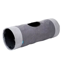 ZooRoyal Rascheltunnel Maja Grau Ø 30 X 90 Cm