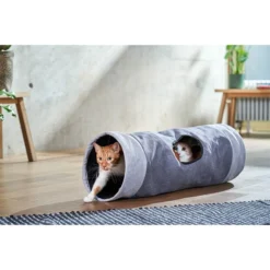 ZooRoyal Rascheltunnel Maja Grau Ø 30 X 90 Cm -Trixie Verkäufe zooroyal rascheltunnel maja 5