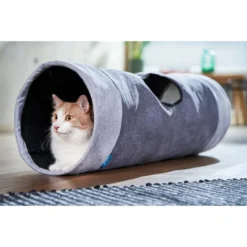 ZooRoyal Rascheltunnel Maja Grau Ø 30 X 90 Cm -Trixie Verkäufe zooroyal rascheltunnel maja 7