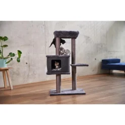 ZooRoyal Kratzbaum Lea 108 Cm Anthrazit 15 ZooRoyal Kratzbaum Lea 108 Cm Anthrazit -Trixie Verkäufe zooroyal kratzbaum lea 108cm anthrazit web 1