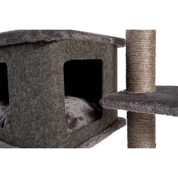 ZooRoyal Kratzbaum Lea 108 Cm Anthrazit 4 ZooRoyal Kratzbaum Lea 108 Cm Anthrazit – Bild 4