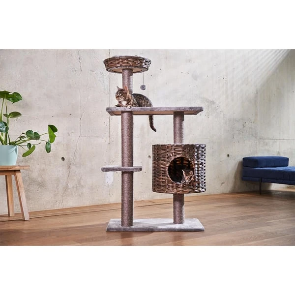 ZooRoyal Kratzbaum Lilly 127 Cm Cappuccino 12 ZooRoyal Kratzbaum Lilly 127 Cm Cappuccino – Bild 12