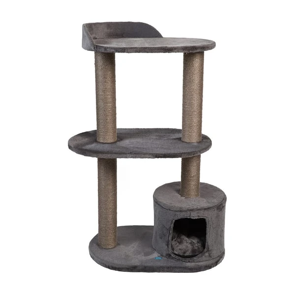 ZooRoyal Kratzbaum Lina 125cm Anthrazit 1 ZooRoyal Kratzbaum Lina 125cm Anthrazit