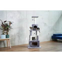 ZooRoyal Kratzbaum Mia 146cm Grau 12 ZooRoyal Kratzbaum Mia 146cm Grau -Trixie Verkäufe zooroyal kratzbaum mia 146cm grau 3