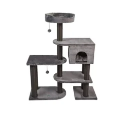 ZooRoyal Kratzbaum Mila 128 Cm Anthrazit 17 ZooRoyal Kratzbaum Mila 128 Cm Anthrazit -Trixie Verkäufe zooroyal kratzbaum mila 128 cm anthrazit 8