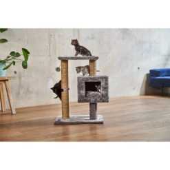 ZooRoyal Kratzbaum Mimi 66 Cm Grau 11 ZooRoyal Kratzbaum Mimi 66 Cm Grau -Trixie Verkäufe zooroyal kratzbaum mimi 66cm grau web 1