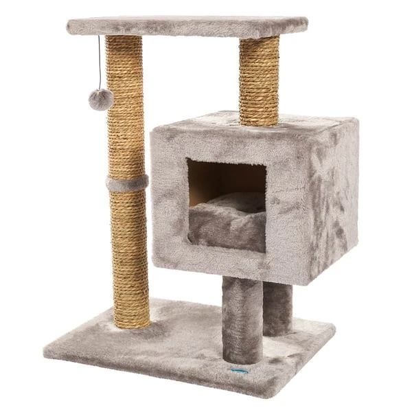 ZooRoyal Kratzbaum Mimi 66 Cm Grau 2 ZooRoyal Kratzbaum Mimi 66 Cm Grau – Bild 2