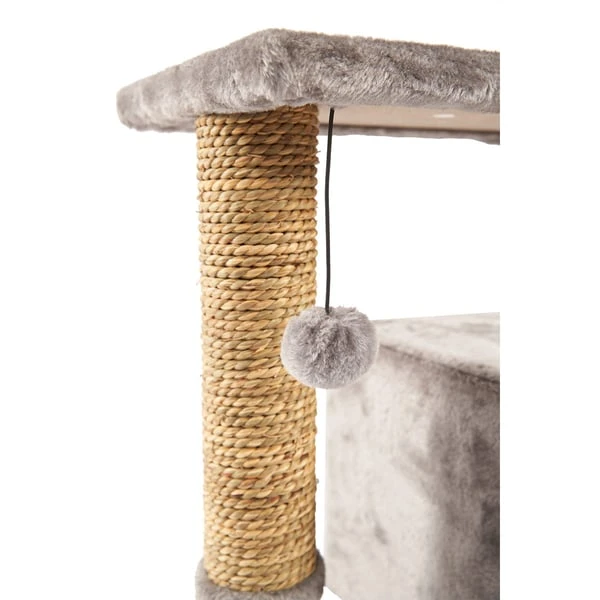 ZooRoyal Kratzbaum Mimi 66 Cm Grau 4 ZooRoyal Kratzbaum Mimi 66 Cm Grau – Bild 4