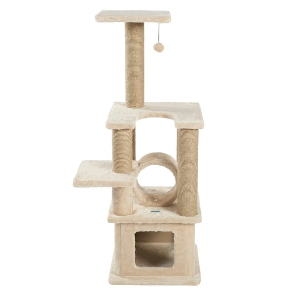 ZooRoyal Kratzbaum Sofia 114 Cm Creme 2 ZooRoyal Kratzbaum Sofia 114 Cm Creme – Bild 2