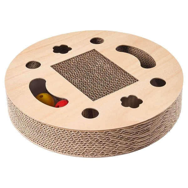 ZooRoyal Kratzpappe Mit Bällen & Katzenminze