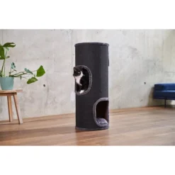 ZooRoyal Kratztonne Klara 100 Cm Schwarz -Trixie Verkäufe zooroyal kratztonne klara 100cm schwarz web 1